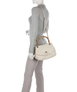 Gondola Girasola Handtasche genarbtes Leder beige