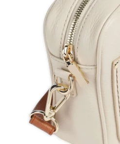 Gondola Magnolia Umhängetasche genarbtes Leder beige