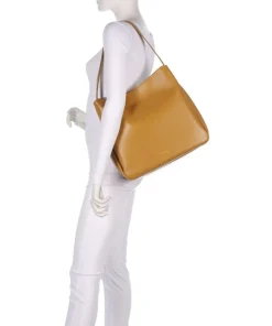 Grace Beuteltasche fein genarbtes Rindsleder braun