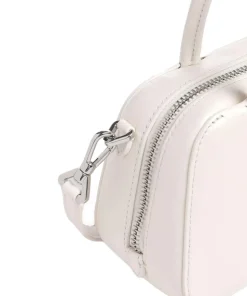 Grace Mini Handtasche fein genarbtes Rindsleder weiß