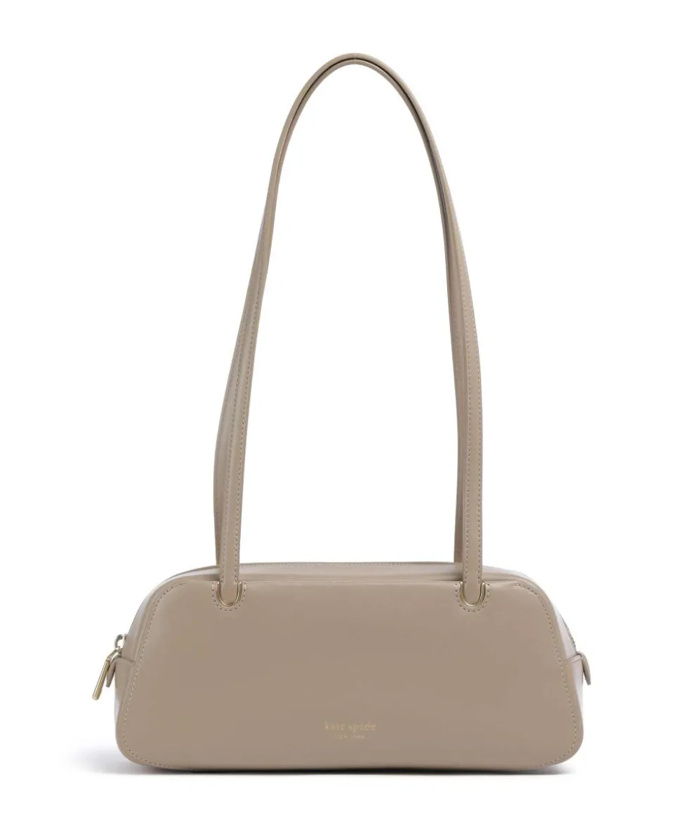 Grace Schultertasche fein genarbtes Rindsleder taupe