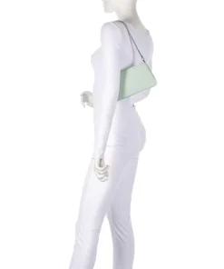 Grace Schultertasche fein genarbtes Rindsleder mintgrün