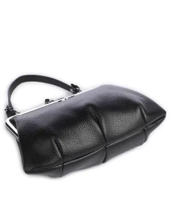 Granny Frame Grain Umhängetasche Lederimitat schwarz