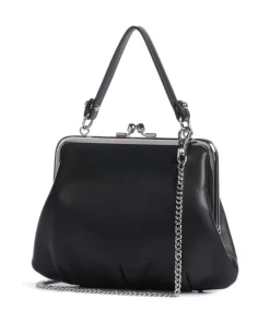 Granny Frame Nappa Umhängetasche Lammleder schwarz