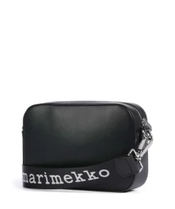 Gratha Umhängetasche fein genarbtes Leder schwarz