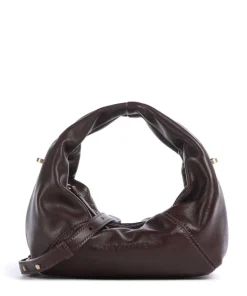 Greta Icon Crinkle Silky Handtasche Lammleder wein