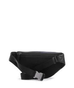 Greyson Gürteltasche genarbtes Rindsleder schwarz