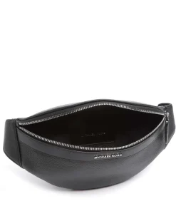 Greyson Gürteltasche genarbtes Rindsleder schwarz