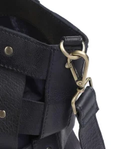 Griesgasse 2 Handtasche genarbtes Leder dunkelblau