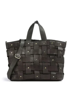 Griesgasse 2 Handtasche genarbtes Leder dunkelgrün