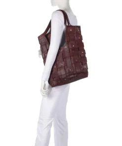 Griesgasse 4 Shopper genarbtes Rindsleder dunkelbraun