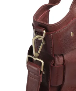 Griesgasse 4 Shopper genarbtes Rindsleder dunkelbraun