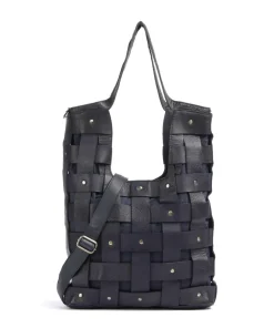 Griesgasse 4 Shopper genarbtes Rindsleder navy