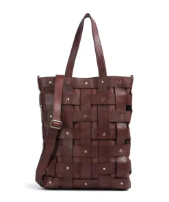 Griesgasse 3 Shopper genarbtes Rindsleder dunkelbraun