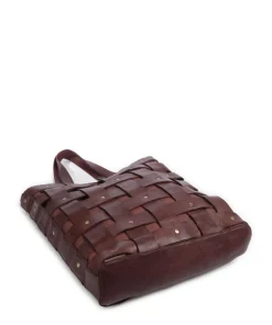 Griesgasse 3 Shopper genarbtes Rindsleder dunkelbraun