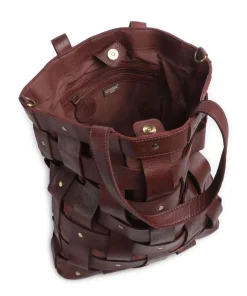 Griesgasse 3 Shopper genarbtes Rindsleder dunkelbraun