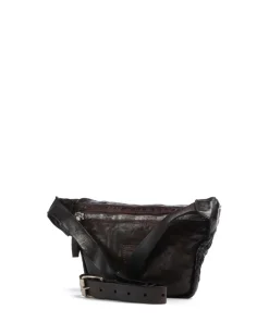 Gürteltasche fein genarbtes Rindsleder dunkelbraun