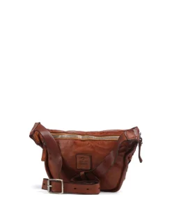 Gürteltasche fein genarbtes Rindsleder cognac