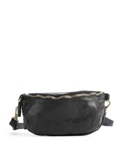 Gürteltasche genarbtes Rindsleder schwarz