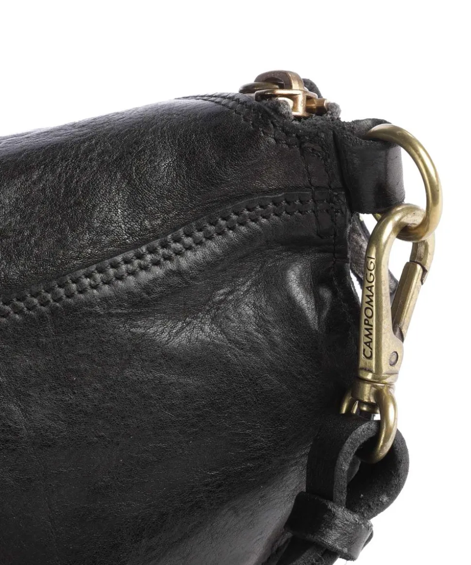 Gürteltasche genarbtes Rindsleder schwarz