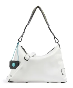 Guadalupe Filippa Beuteltasche genarbtes Kalbsleder weiß