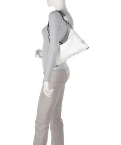 Guadalupe Filippa Beuteltasche genarbtes Kalbsleder weiß