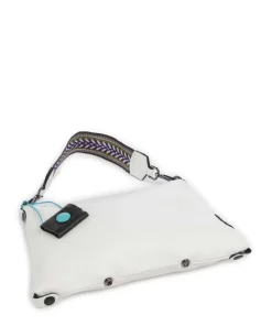 Guadalupe Filippa Beuteltasche genarbtes Kalbsleder weiß