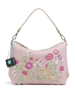 Guadalupe Filippa Beuteltasche genarbtes Kalbsleder rosa