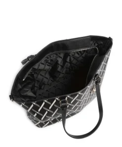 Gynger Logo M Shopper Lederimitat schwarz