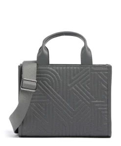 Hadlee Handtasche Lederimitat dunkelgrau