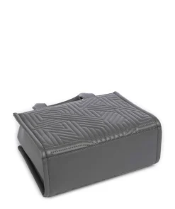 Hadlee Handtasche Lederimitat dunkelgrau