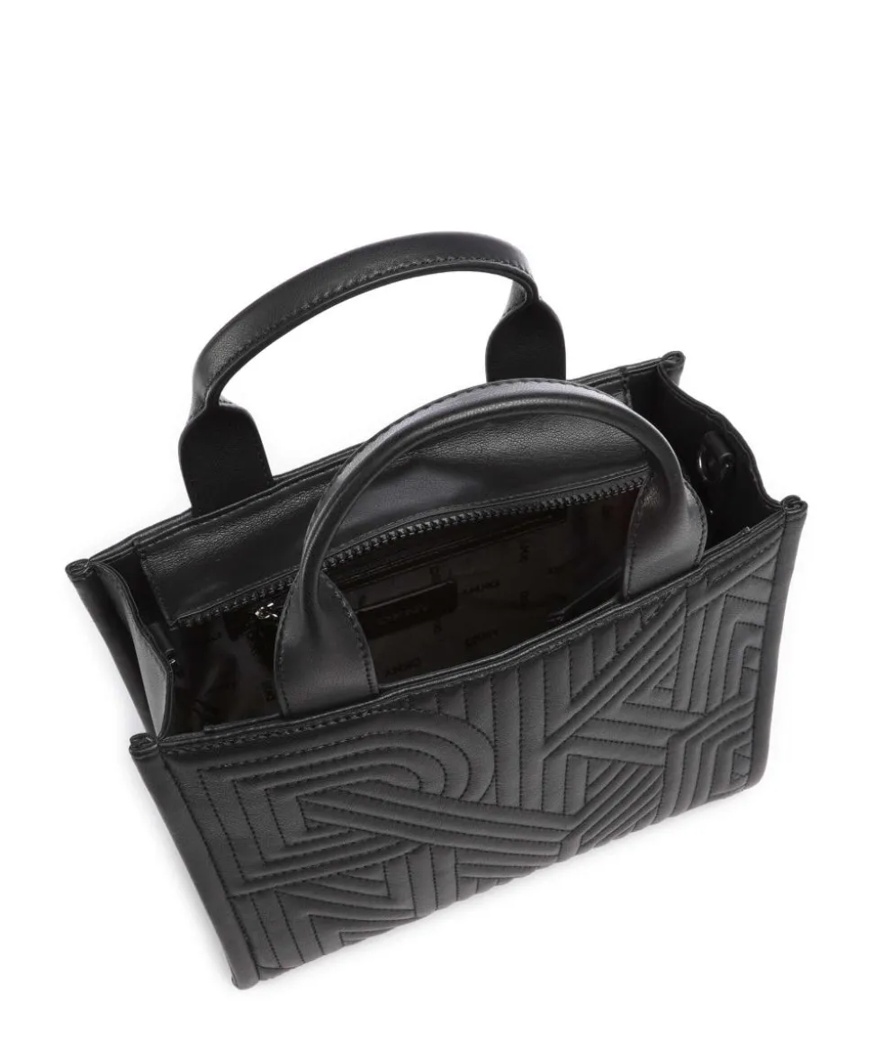 Hadlee Handtasche Lederimitat schwarz