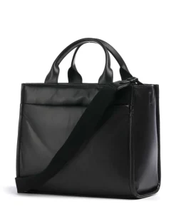 Hadlee Handtasche Lederimitat schwarz