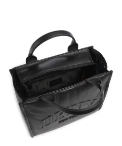 Hadlee Handtasche Lederimitat schwarz