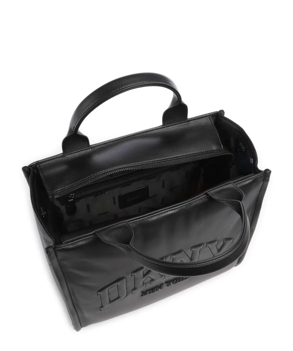 Hadlee Handtasche Lederimitat schwarz