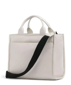 Hadlee Handtasche Lederimitat elfenbein