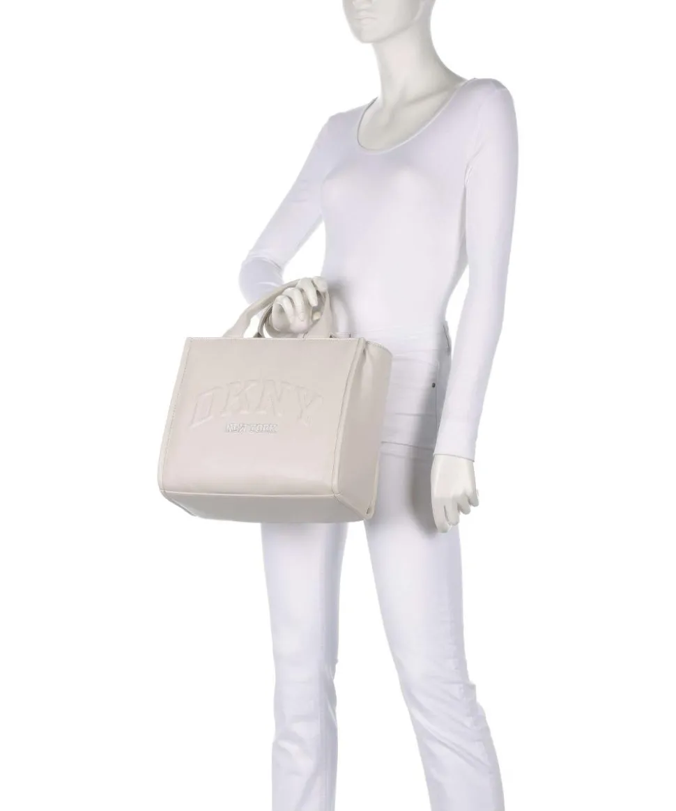 Hadlee Handtasche Lederimitat elfenbein