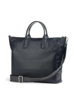 Halmahera Shopper fein genarbtes Kalbsleder navy