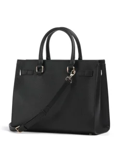 Halona Handtasche Lederimitat schwarz