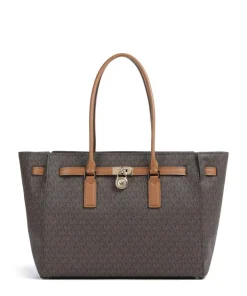 Hamilton Large Shopper Lederimitat dunkelbraun