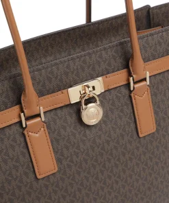 Hamilton Large Shopper Lederimitat dunkelbraun