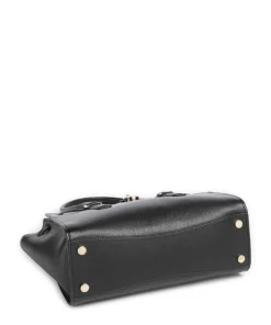 Hamilton Small Schultertasche genarbtes Rindsleder schwarz