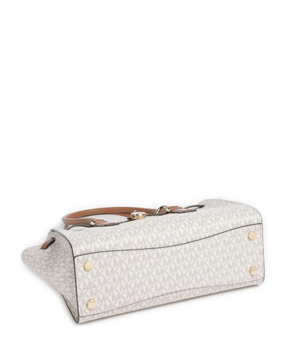 Hamilton Small Schultertasche Lederimitat creme