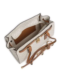 Hamilton Small Schultertasche Lederimitat creme