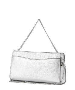 Hamilton XS Umhängetasche genarbtes Rindsleder silber