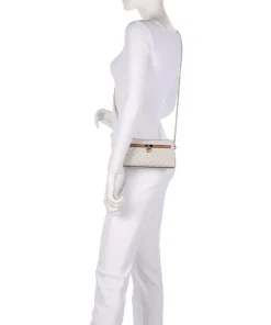 Hamilton XS Umhängetasche Lederimitat creme