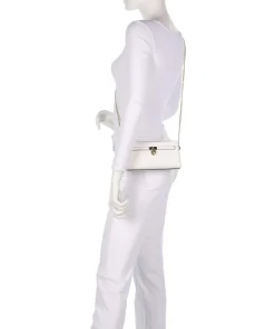 Hamilton XS Umhängetasche genarbtes Rindsleder weiß