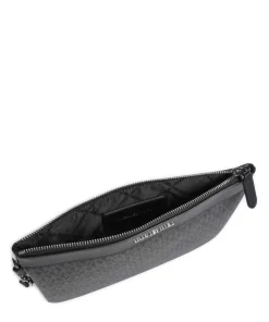 Handgelenktasche Canvas schwarz