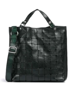 Handtasche Rindsleder dunkelgrün