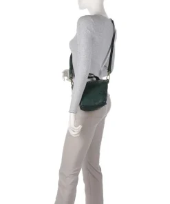 Handtasche Rindsleder dunkelgrün